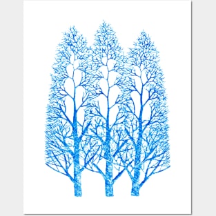 pine trees Posters and Art